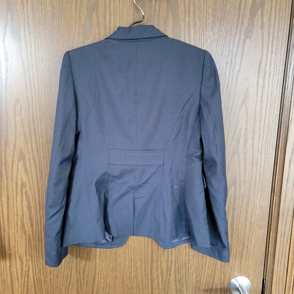 Vintage 90s The Limited Collection Navy Blue Tailored  Suit Jacket Size 6 - Picture 5 of 15
